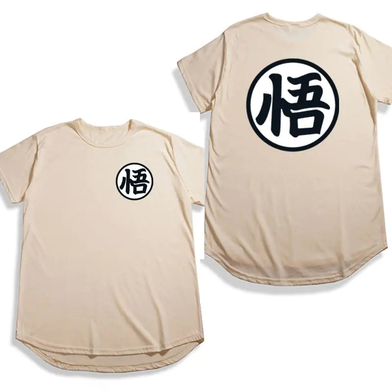 Camiseta Estilo Japonés Dragon Ball Saiyan para Parejas