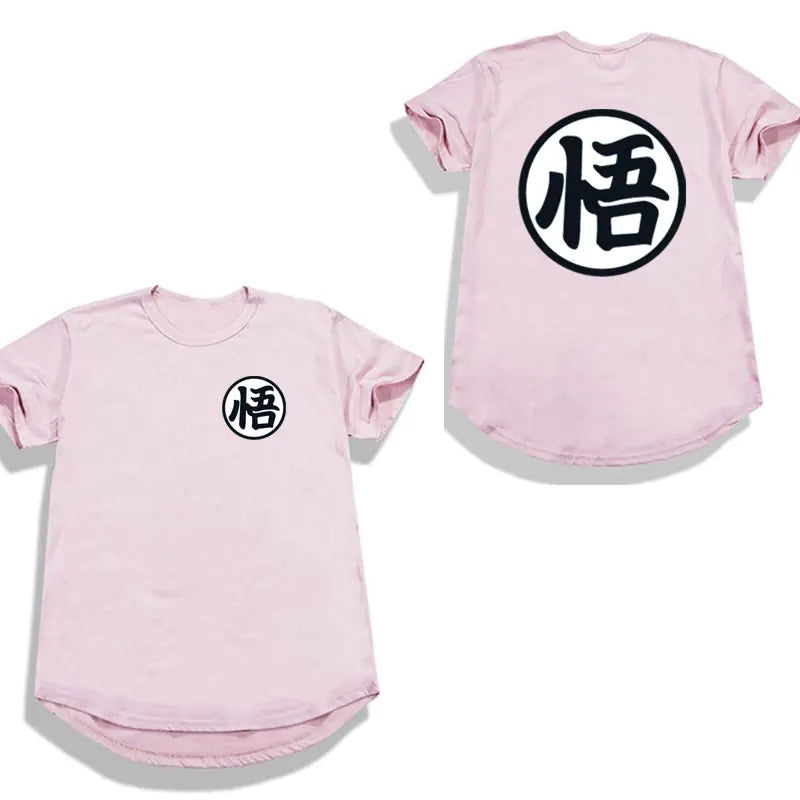 Camiseta Estilo Japonés Dragon Ball Saiyan para Parejas