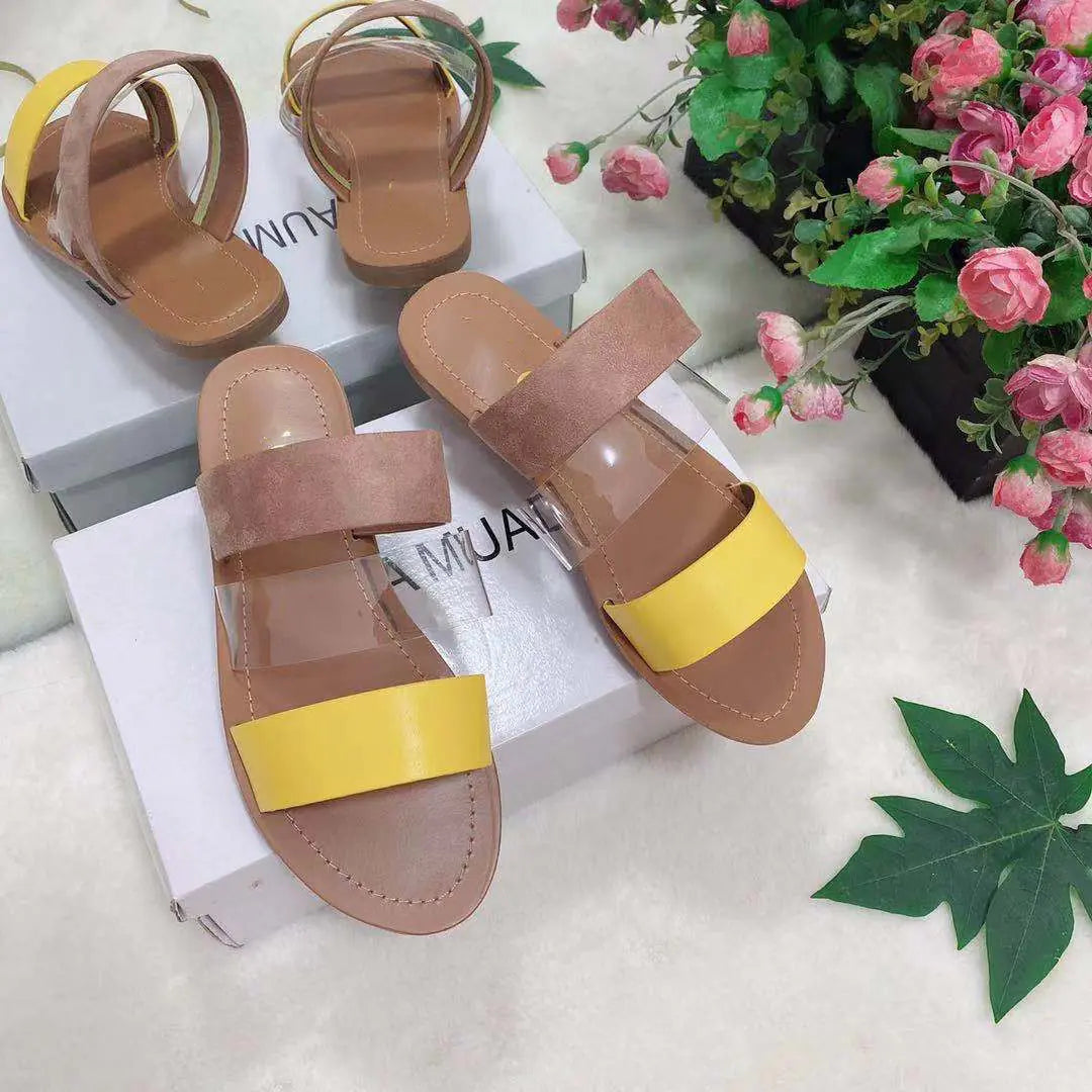 Pantuflas Planas a la Moda - Estilo Europeo y Americano