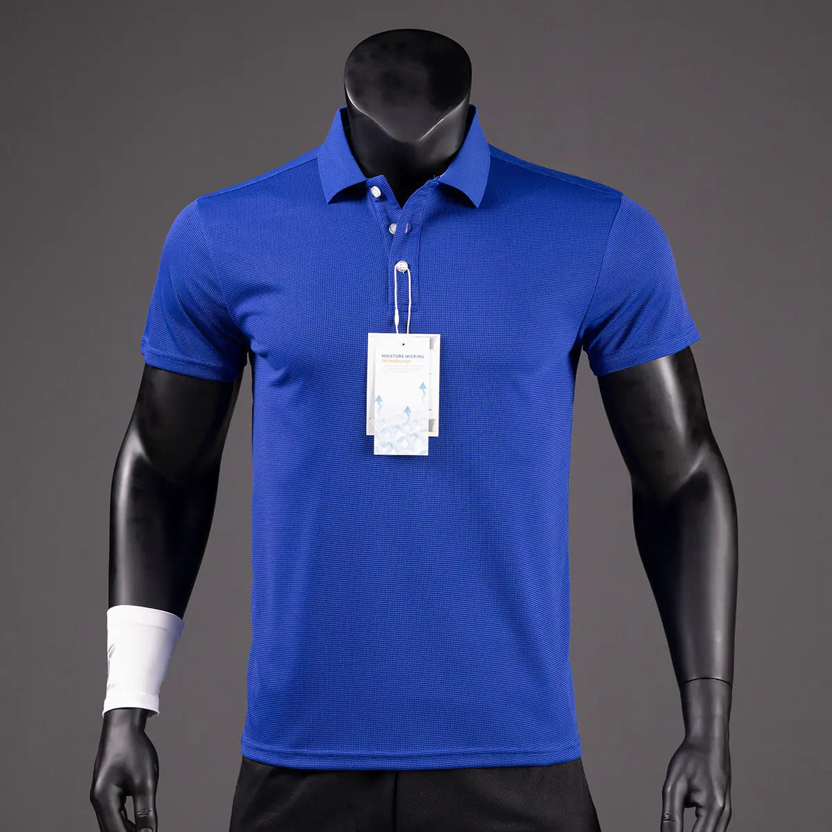 Polo deportivo funcional con tejido de secado rápido