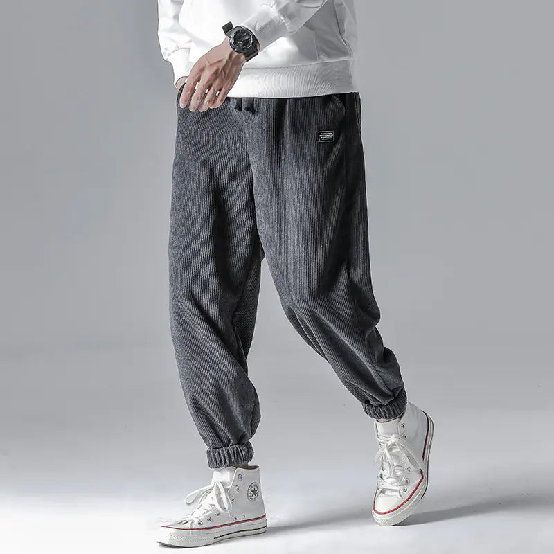 Pantalones de Chándal con Piernas Fruncidas