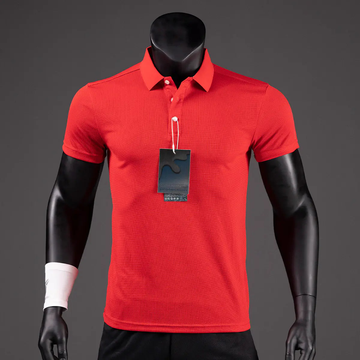 Polo deportivo funcional con tejido de secado rápido