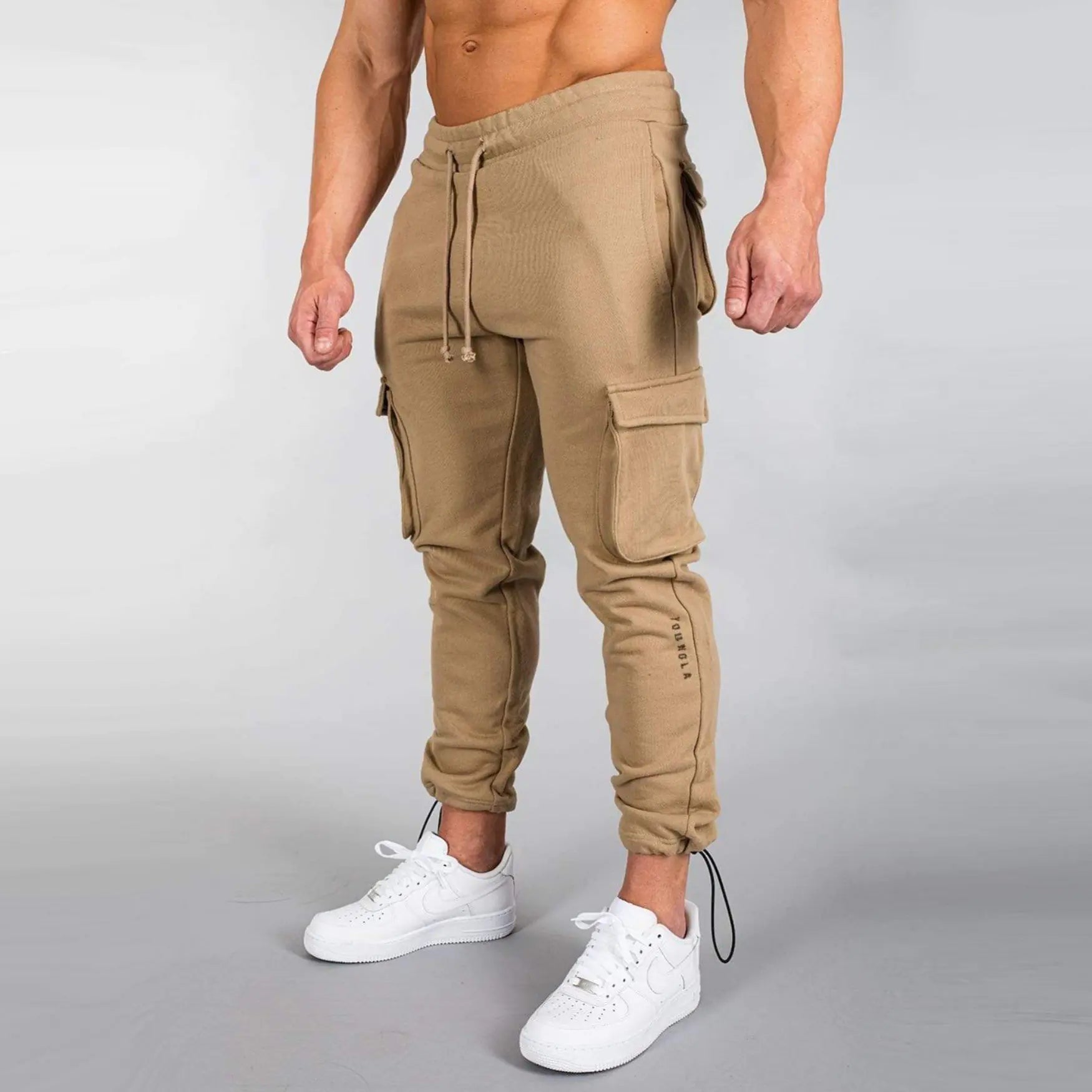 Pantalones de Pista Ajustados y Elásticos Muscle Stretch