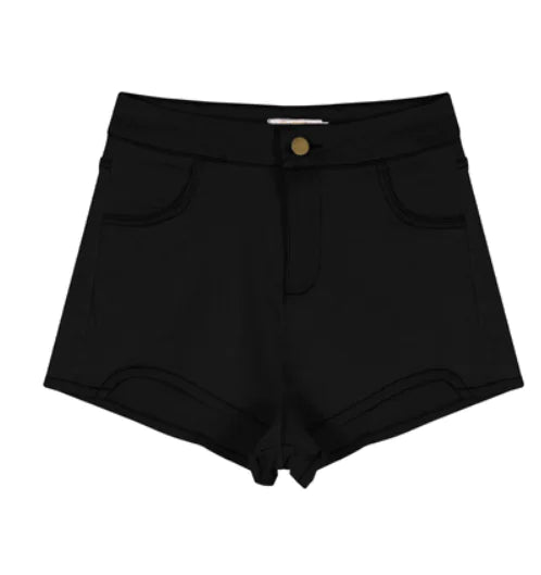 Pantalones Cortos Elásticos y Finos Irregulares para Mujer, Tendencia Moderna