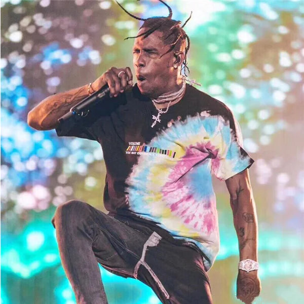 Camiseta de Manga Corta Tie-Dye