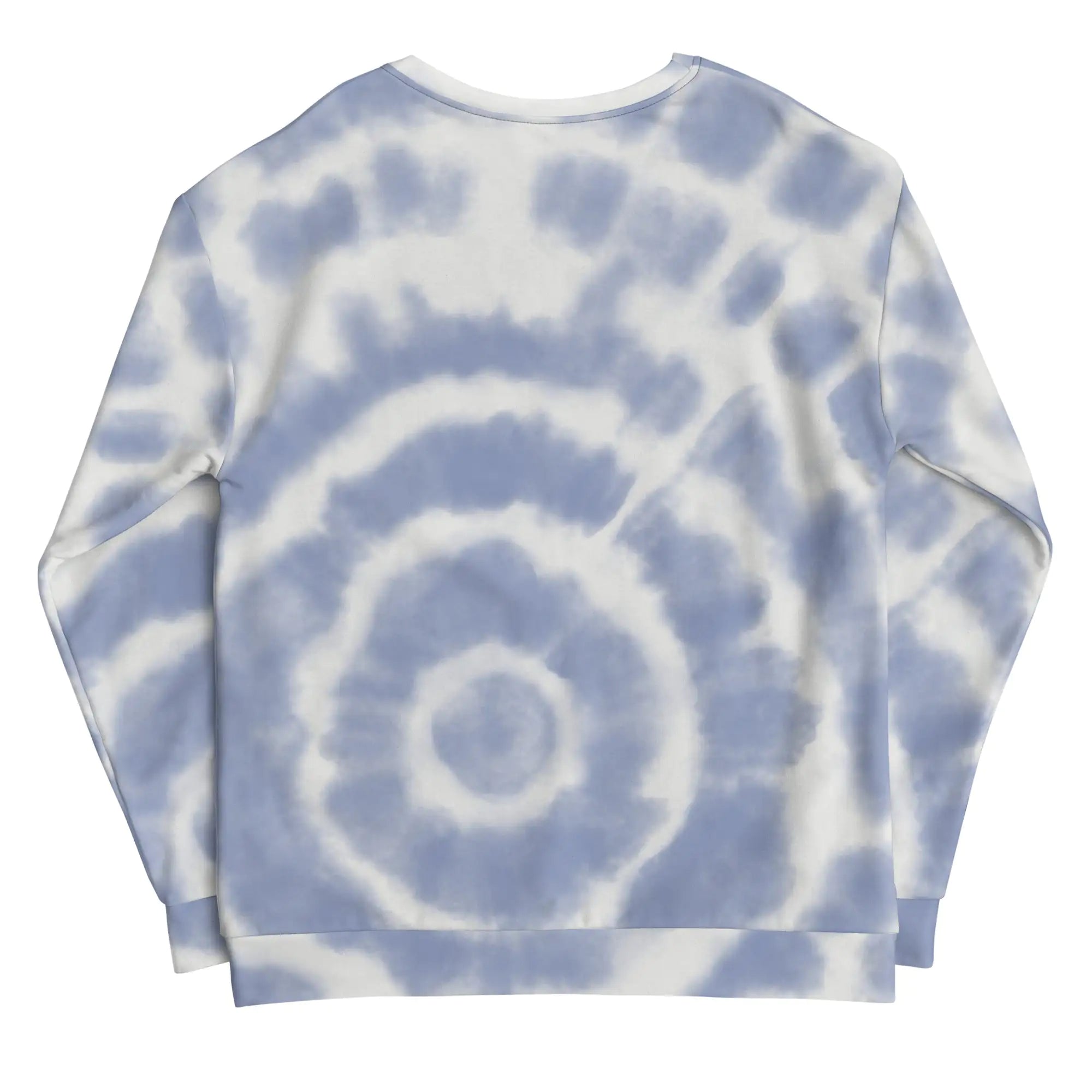 Sudadera Tropical con Diseño de Tie-Dye Azul