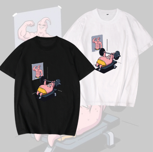 Camiseta de Algodón de Manga Corta Patrick Star