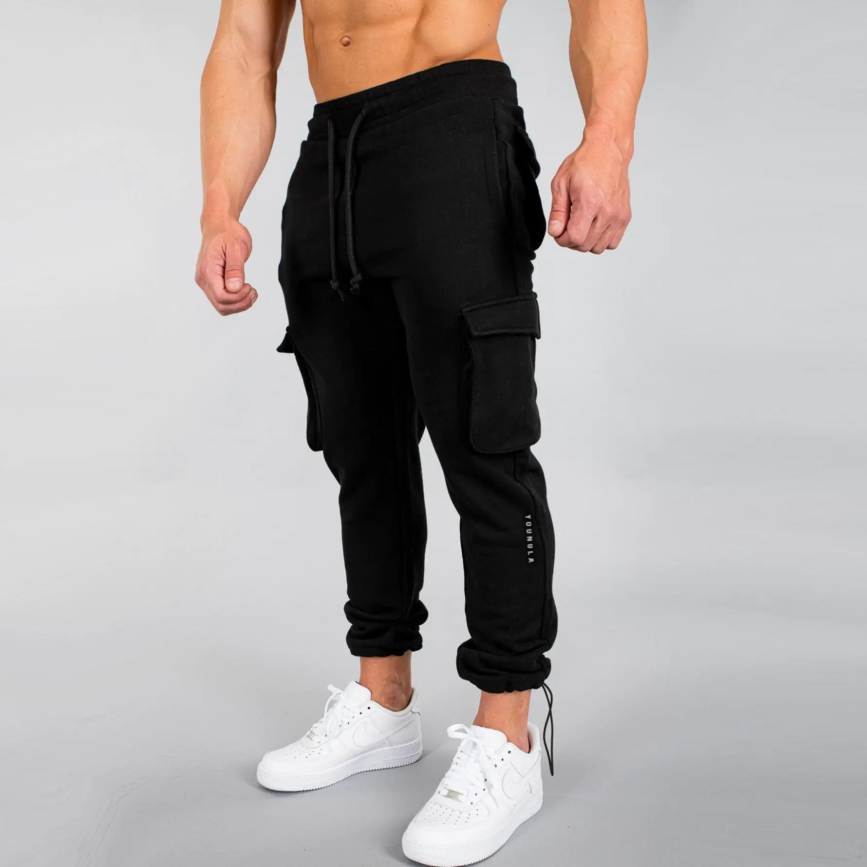 Pantalones de Pista Ajustados y Elásticos Muscle Stretch