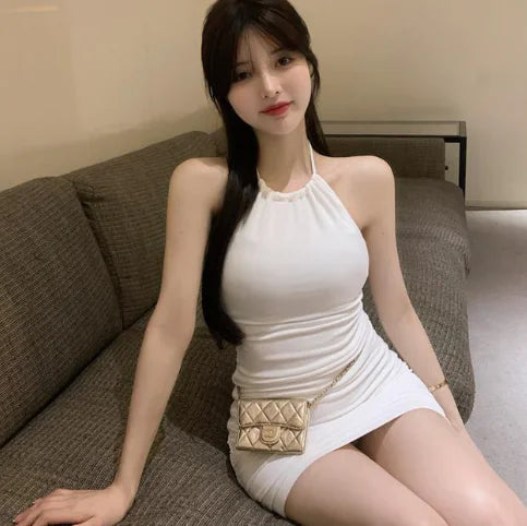 Summer Sleeveless Skinny Sheath Sling Dress for Women