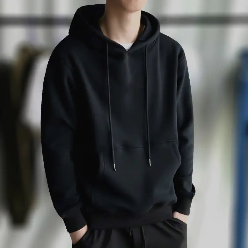 Sudadera con capucha de forro polar para hombre.