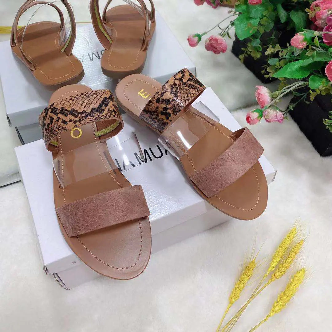 Pantuflas Planas a la Moda - Estilo Europeo y Americano
