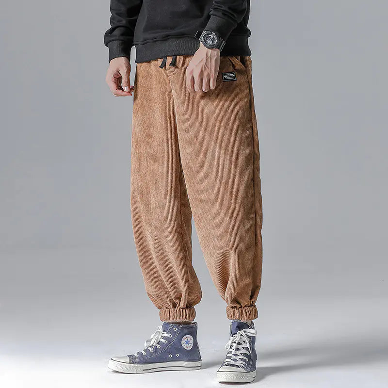 Pantalones de Chándal con Piernas Fruncidas