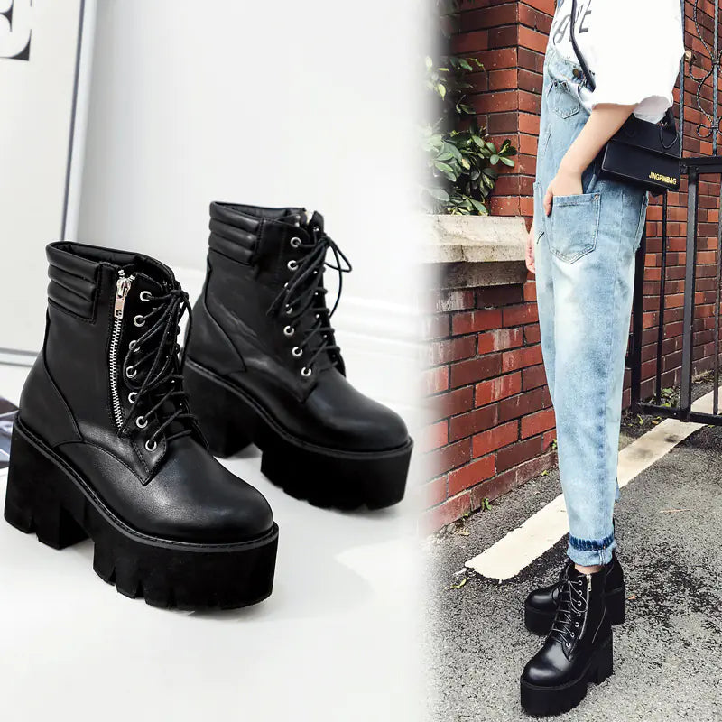 Botas Martin de Tacón Grueso.