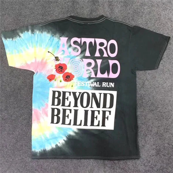 Camiseta de Manga Corta Tie-Dye