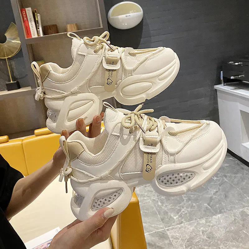 Zapatillas Deportivas Casuales de Suela Gruesa para Mujer