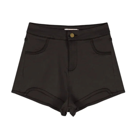 Pantalones Cortos Elásticos y Finos Irregulares para Mujer, Tendencia Moderna