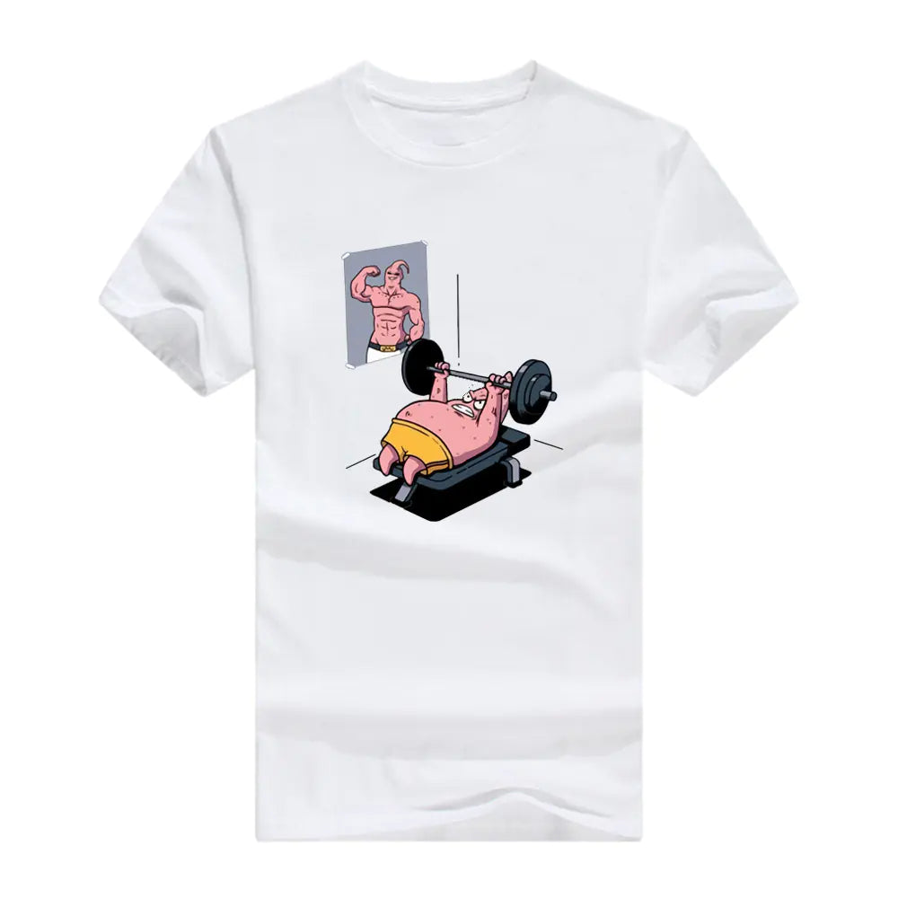 Camiseta de Algodón de Manga Corta Patrick Star
